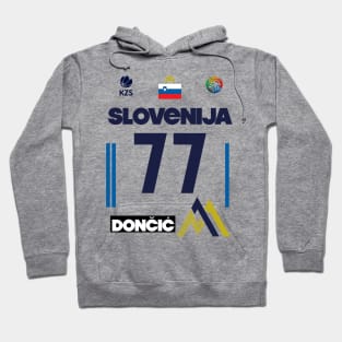 Luka Doncic Slovenija Fan Design Hoodie